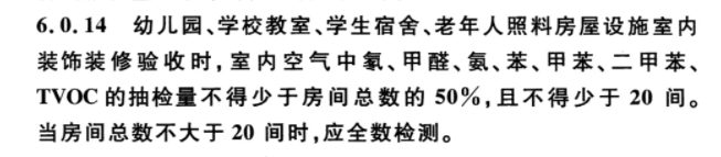海南省學校室內(nèi)空氣檢測要求?。?！